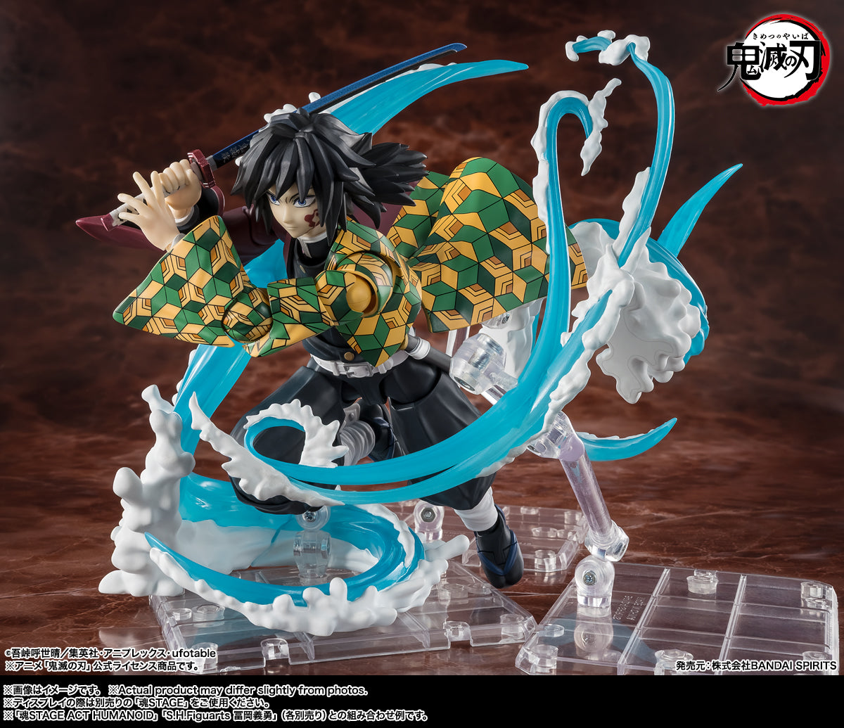 S.H.Figuarts "Demon Slayer: Kimetsu no Yaiba" Kamado Tanjiro & Tomioka Giyu Water Breathing Effect Parts Set