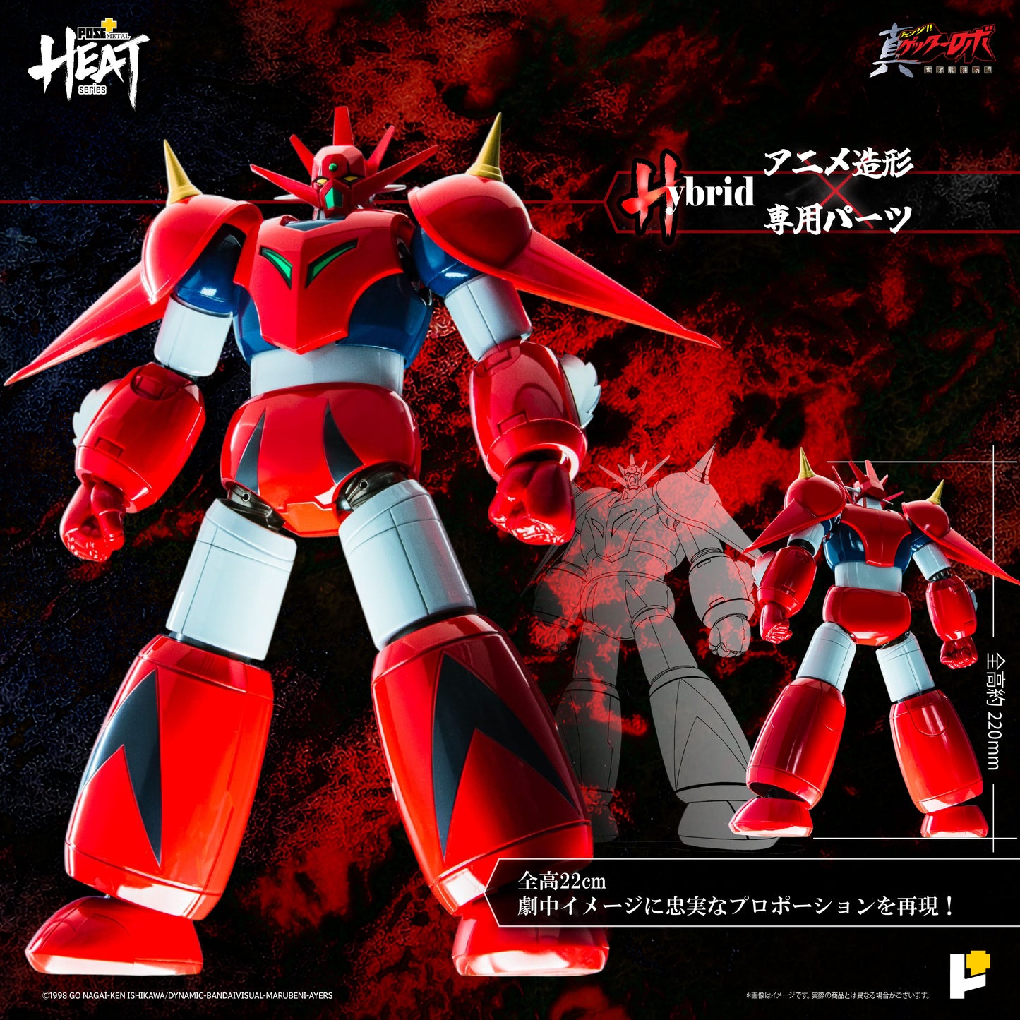 METAL HEAT Series Getter Dragon (Getter Robo Armageddon Ver.)