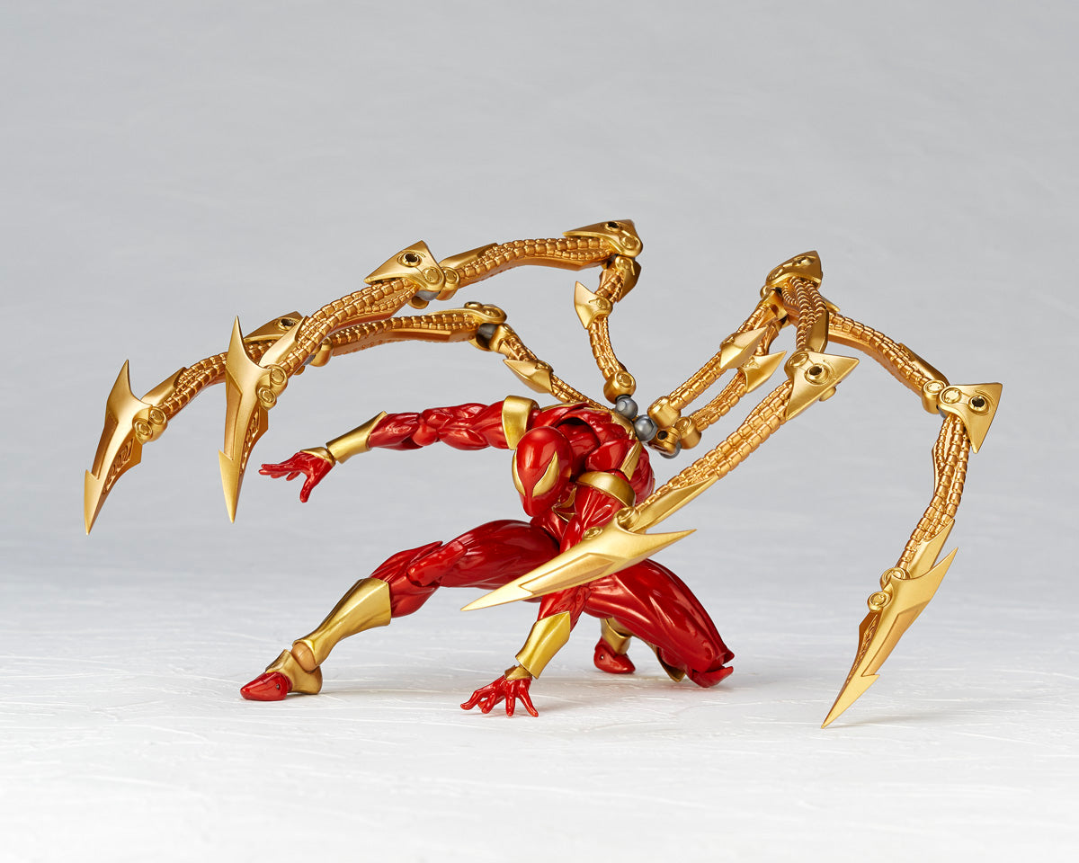 P*i様 REVOLTECH IRON SPIDER フィギュア Spider-Man is Team Iron Man With New Revoltech Iron Spider Figure