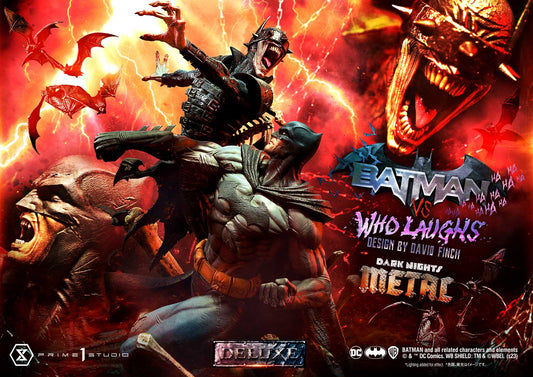 Edición DX de Ultimate Premium Masterline "Dark Nights: Metal" Batman VS Batman Who Laughs (diseño de David Finch)