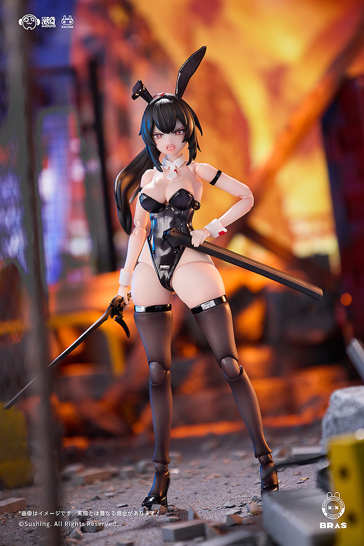 BUNNY RAPID ACTION SQUAD Attacker Runa 1/12 Articulated Figure