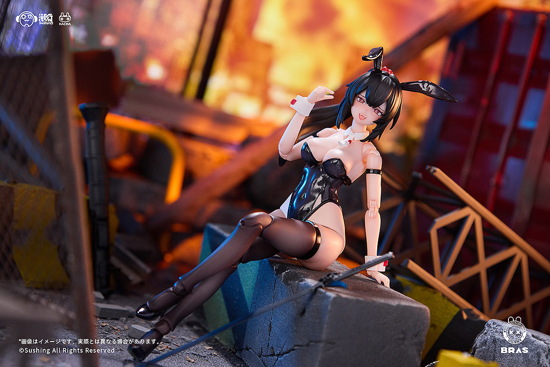 BUNNY RAPID ACTION SQUAD Attacker Runa 1/12 Articulated Figure