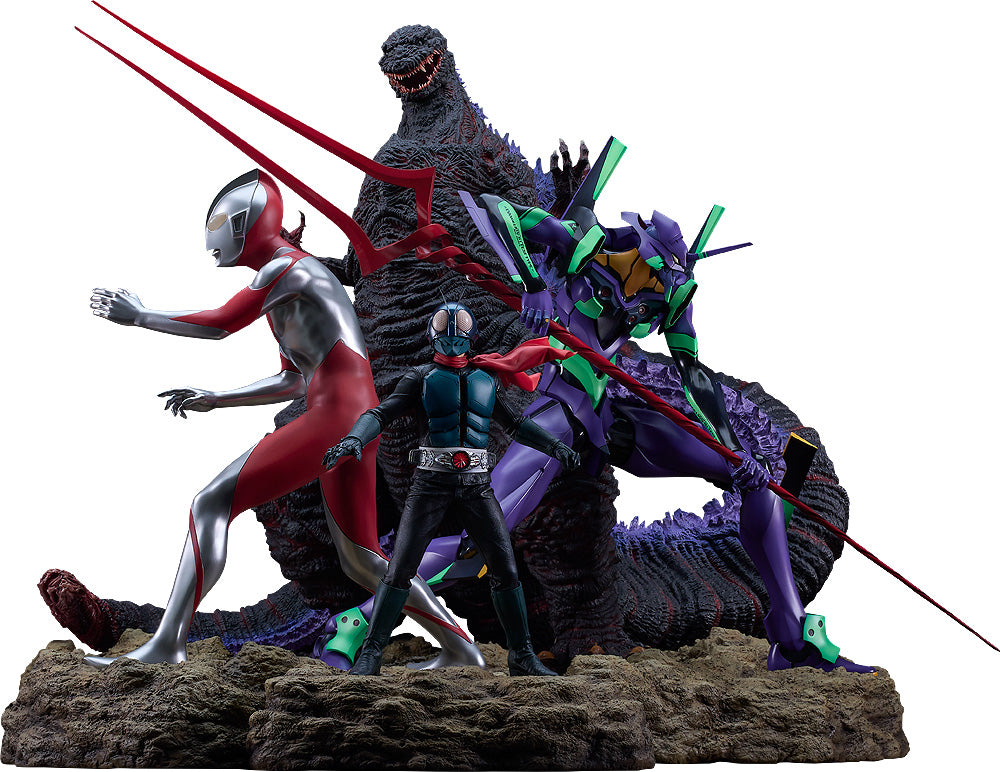 Shin Japan Heroes Universe Shin Japan Heroes Universe Statue Set of Four