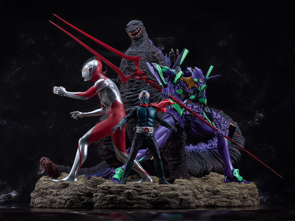 Shin Japan Heroes Universe Shin Japan Heroes Universe Statue Set of Four