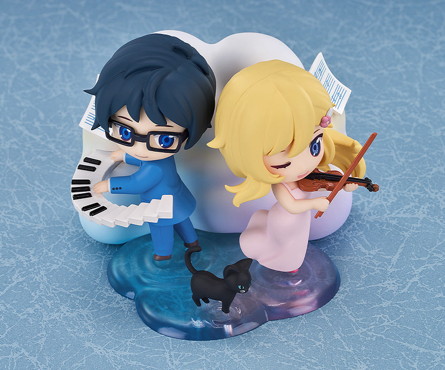 Qset+ Your Lie in April Kaori Miyazono & Kosei Arima Complete Figure