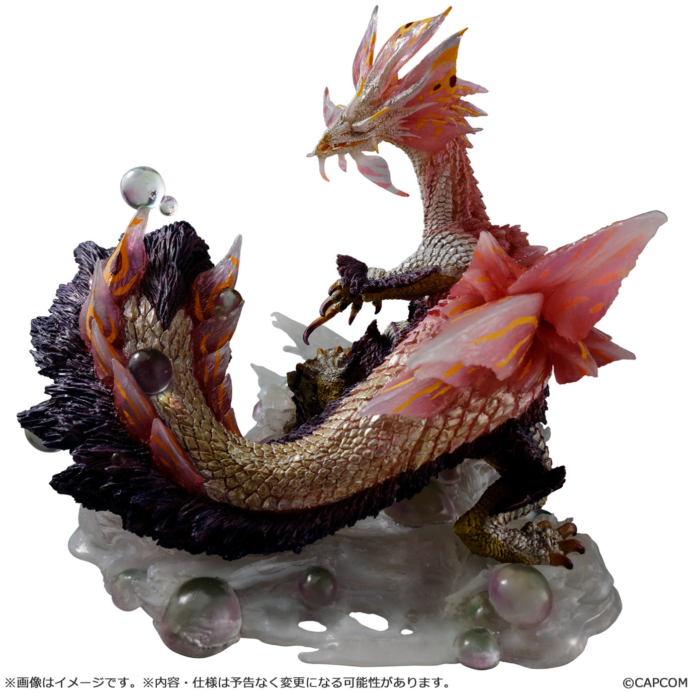 Capcom Figure Builder Creators Model "Monster Hunter Wilds" Bubble Fox Wyvern Mizutsune Reprint Edition