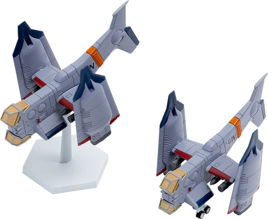 Rebuild of Evangelion SYUTO Tiny Scale 1/350 Evangelion: New Theatrical Edition UNAF Close Air Support VTOL Aircraft YAGR-3B