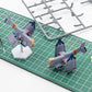 Rebuild of Evangelion SYUTO Tiny Scale 1/350 Evangelion: New Theatrical Edition UNAF Close Air Support VTOL Aircraft YAGR-3B