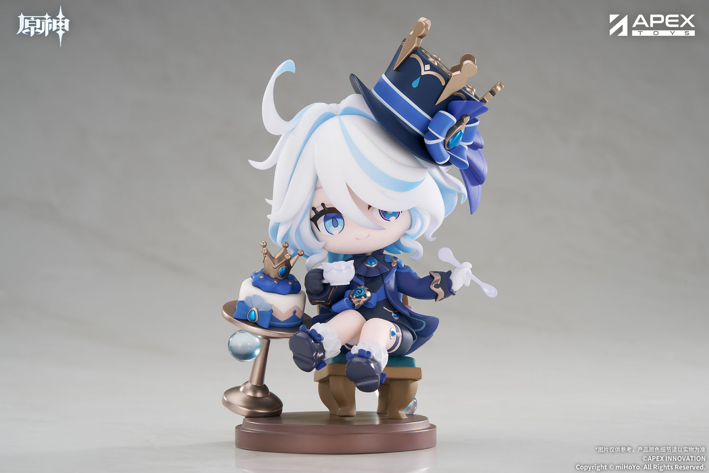 Genshin Impact Furina Sweet Afternoon Ode Chibi Chara Figure
