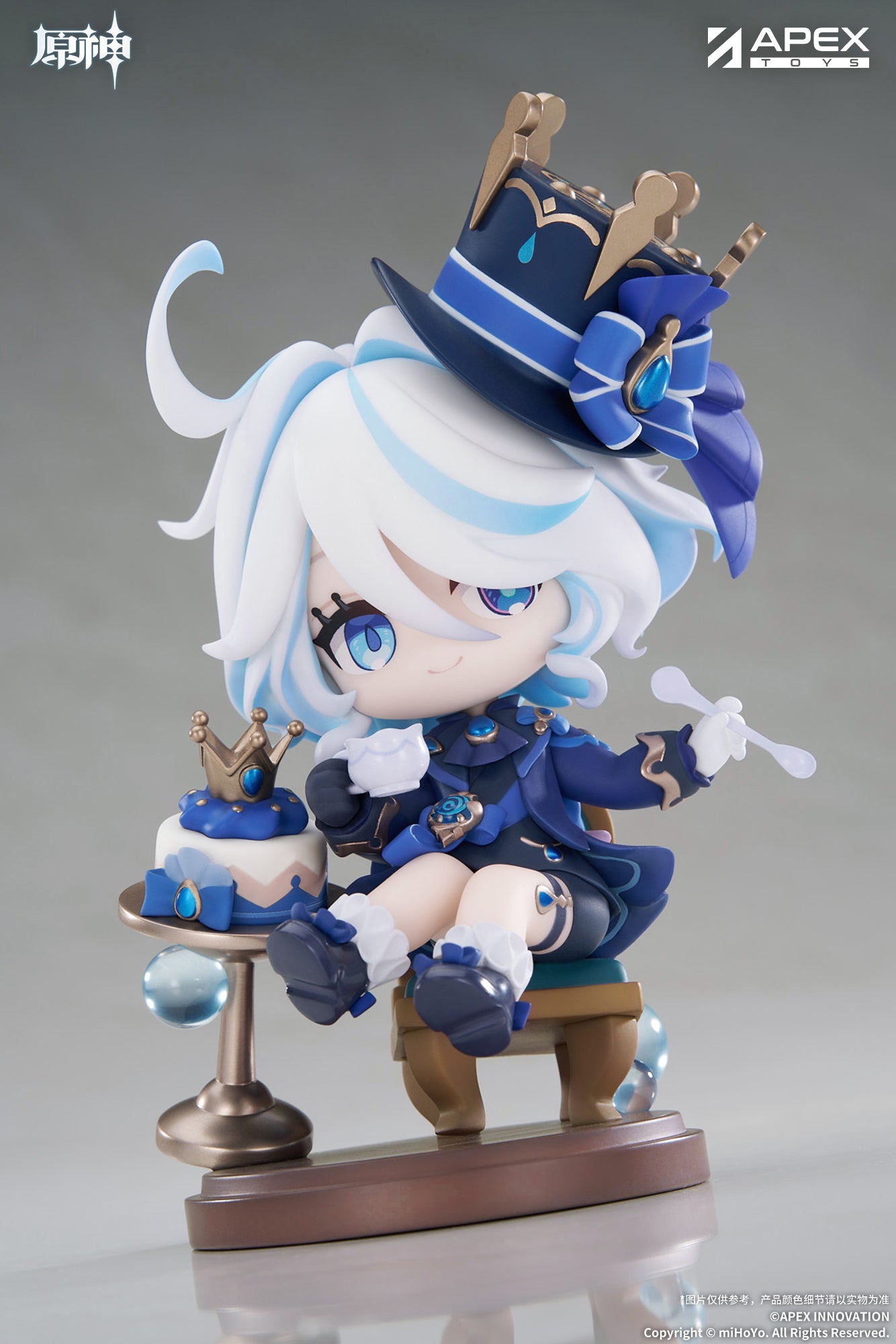 Genshin Impact Furina Sweet Afternoon Ode Chibi Chara Figure
