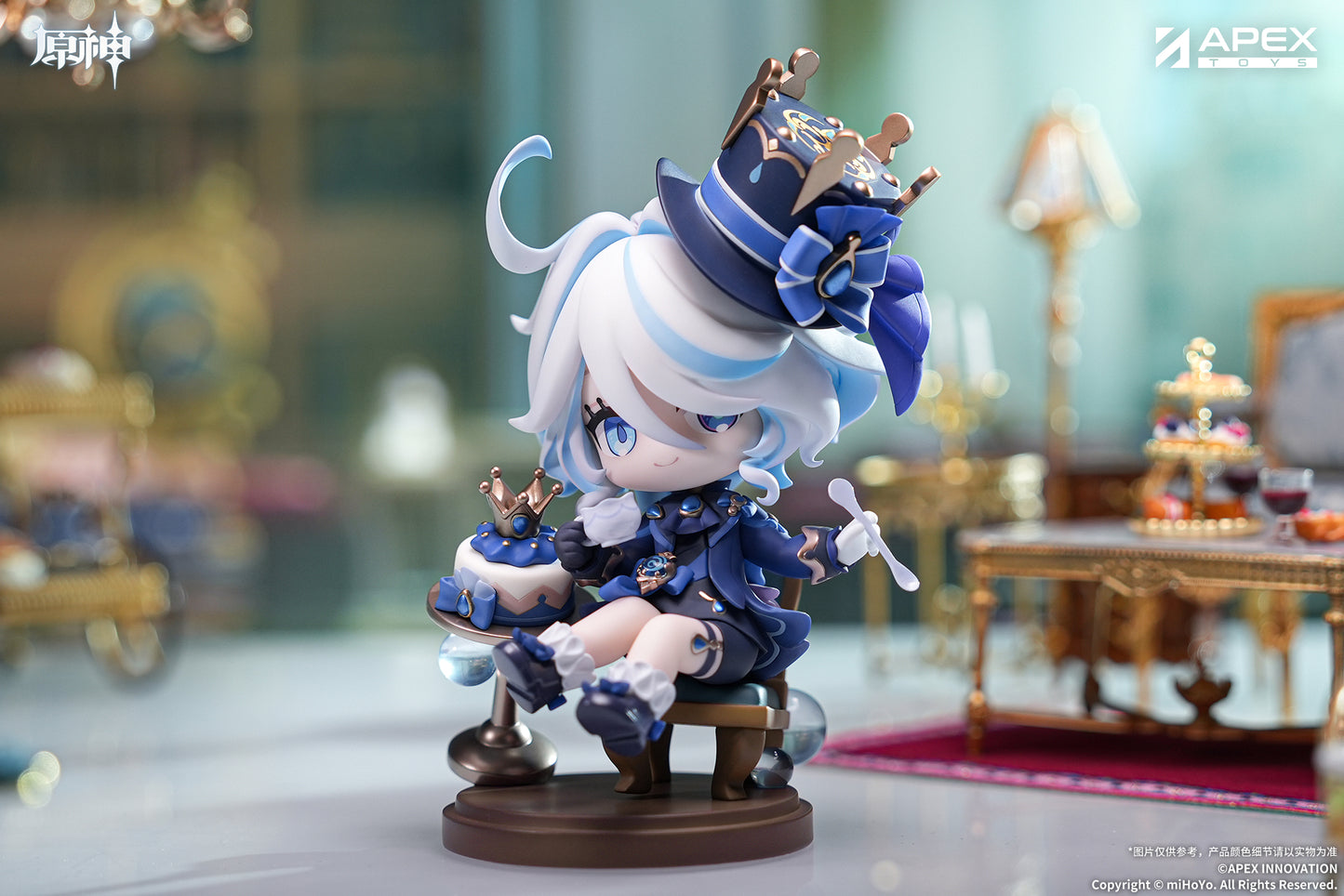 Genshin Impact Furina Sweet Afternoon Ode Chibi Chara Figure