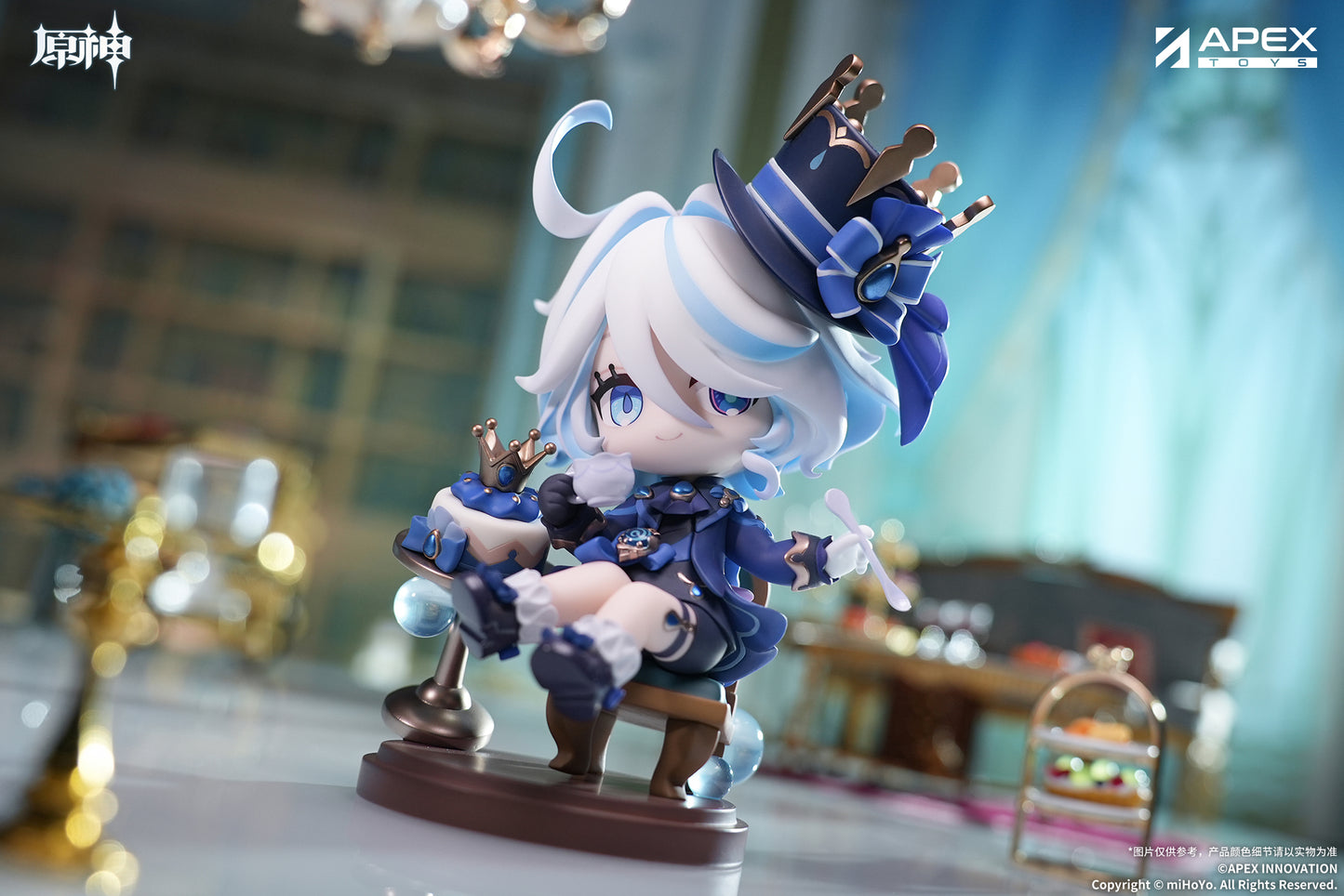 Genshin Impact Furina Sweet Afternoon Ode Chibi Chara Figure