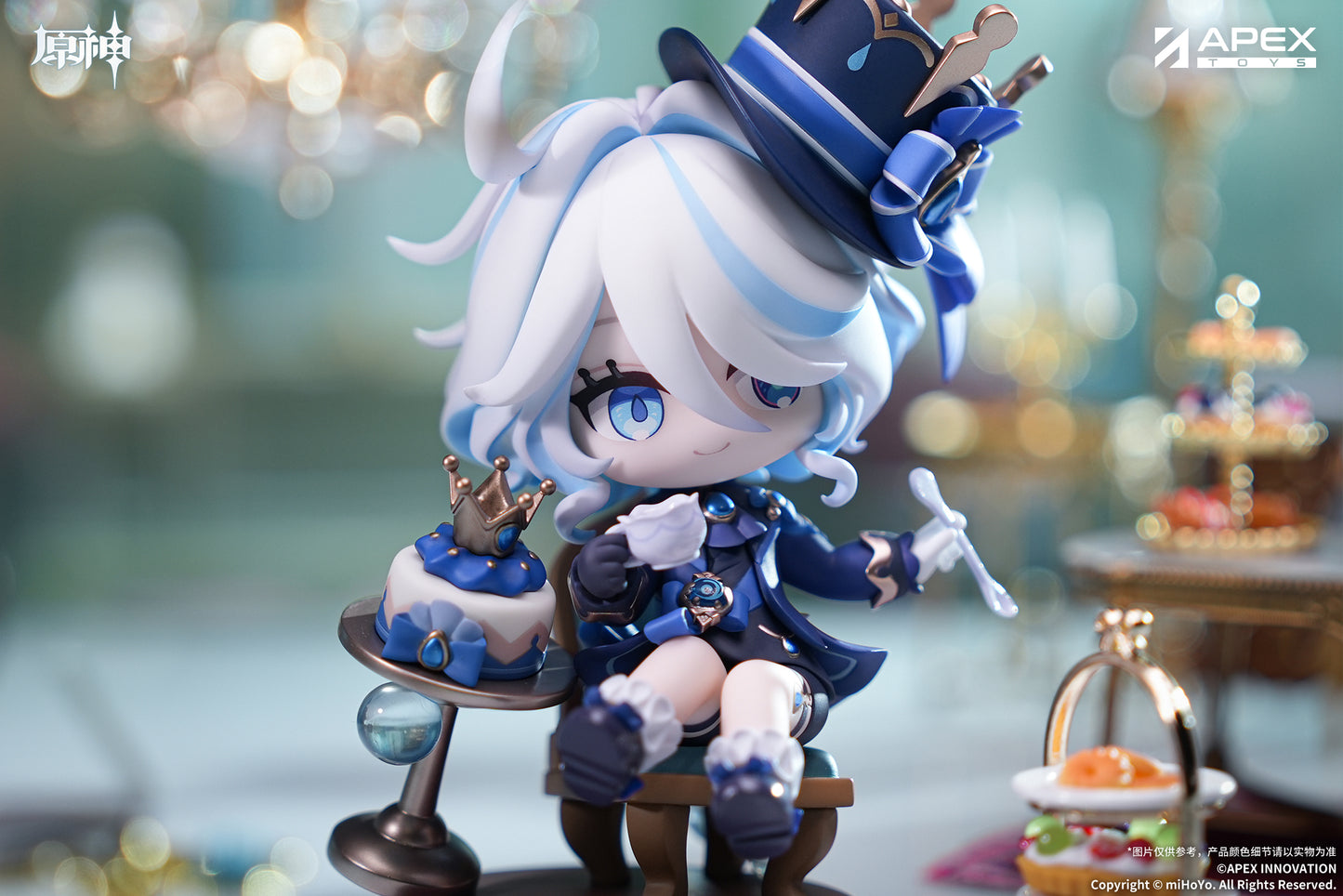 Genshin Impact Furina Sweet Afternoon Ode Chibi Chara Figure
