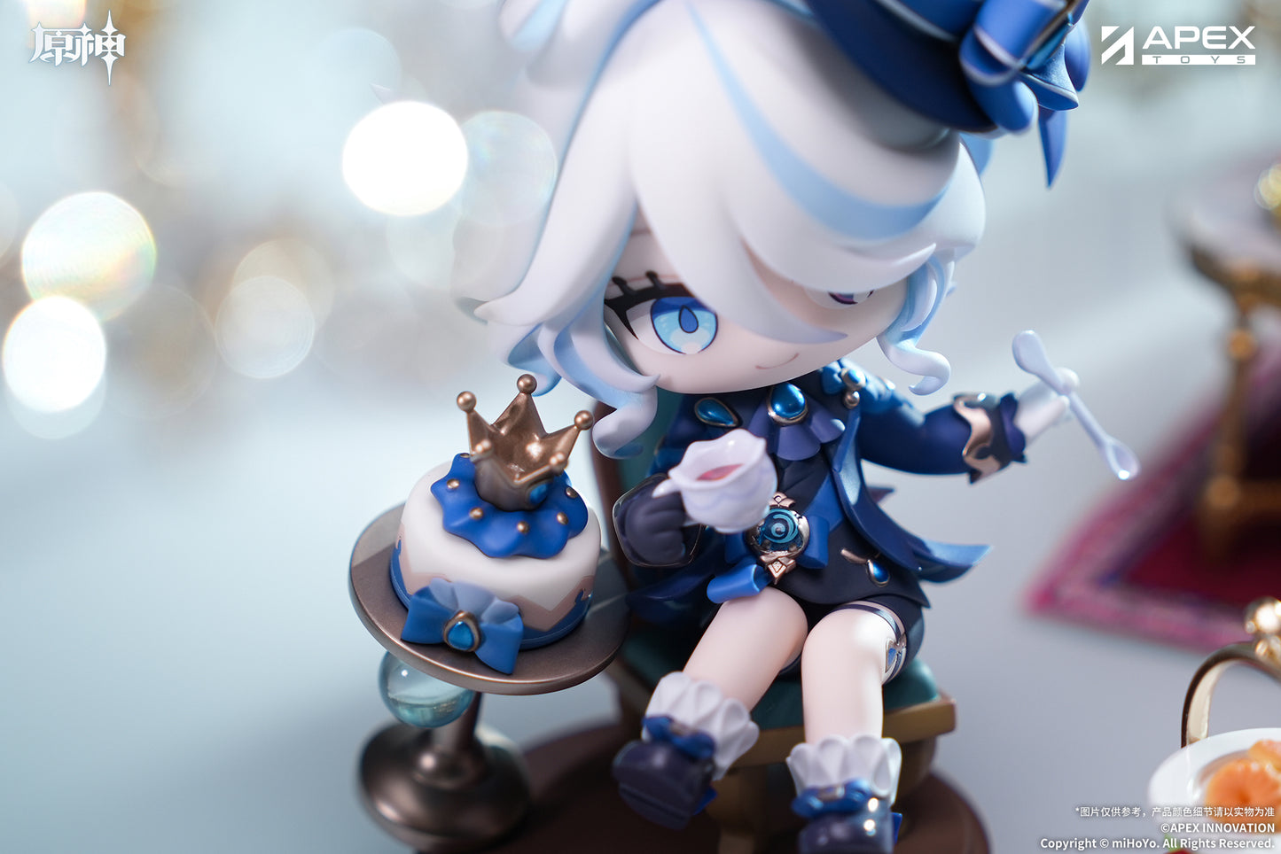 Genshin Impact Furina Sweet Afternoon Ode Chibi Chara Figure