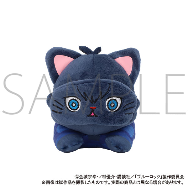 Blue Lock 2nd Season withCAT Plush with Eye Mask -Nesoberi- Isagi Yoichi, Stuffed Animals, animota
