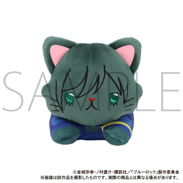 Blue Lock 2nd Season withCAT Plush with Eye Mask -Nesoberi- Itoshi Rin, Stuffed Animals, animota