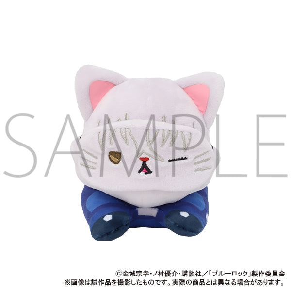 Blue Lock 2nd Season withCAT Plush with Eye Mask -Nesoberi- Nagi Seishiro, Stuffed Animals, animota