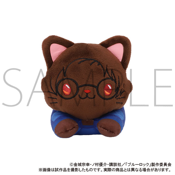 Blue Lock 2nd Season withCAT Plush with Eye Mask -Nesoberi- Yukimiya Kenyu, Stuffed Animals, animota