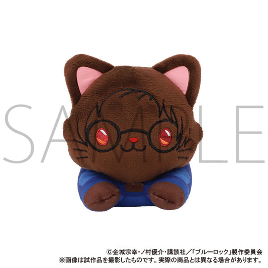 Blue Lock 2nd Season withCAT Plush with Eye Mask -Nesoberi- Yukimiya Kenyu, Stuffed Animals, animota
