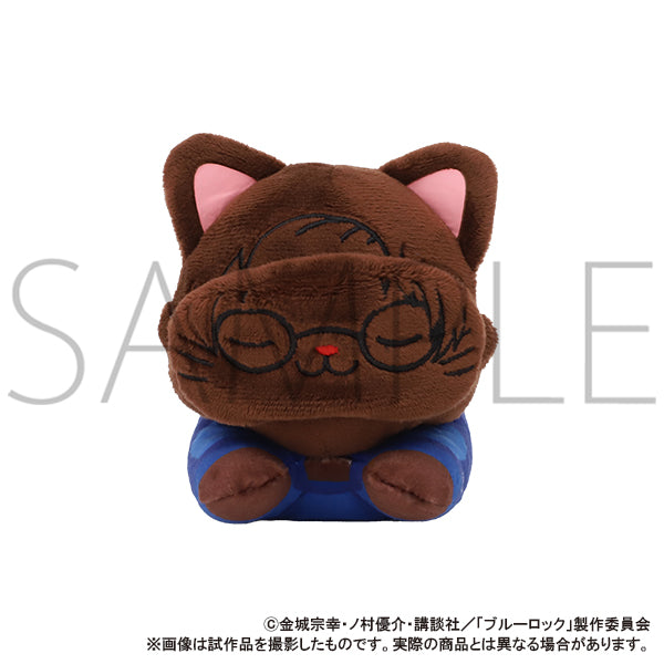 Blue Lock 2nd Season withCAT Plush with Eye Mask -Nesoberi- Yukimiya Kenyu, Stuffed Animals, animota