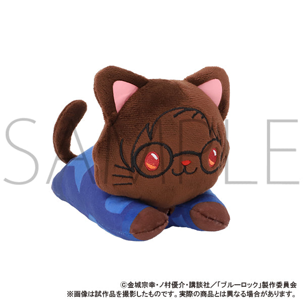 Blue Lock 2nd Season withCAT Plush with Eye Mask -Nesoberi- Yukimiya Kenyu, Stuffed Animals, animota