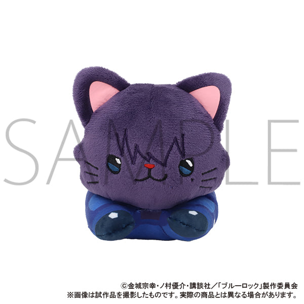 Blue Lock 2nd Season withCAT Plush with Eye Mask -Nesoberi- Karasu Tabito, Stuffed Animals, animota