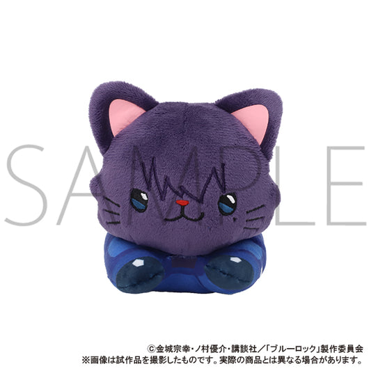 Blue Lock 2nd Season withCAT Plush with Eye Mask -Nesoberi- Karasu Tabito, Stuffed Animals, animota