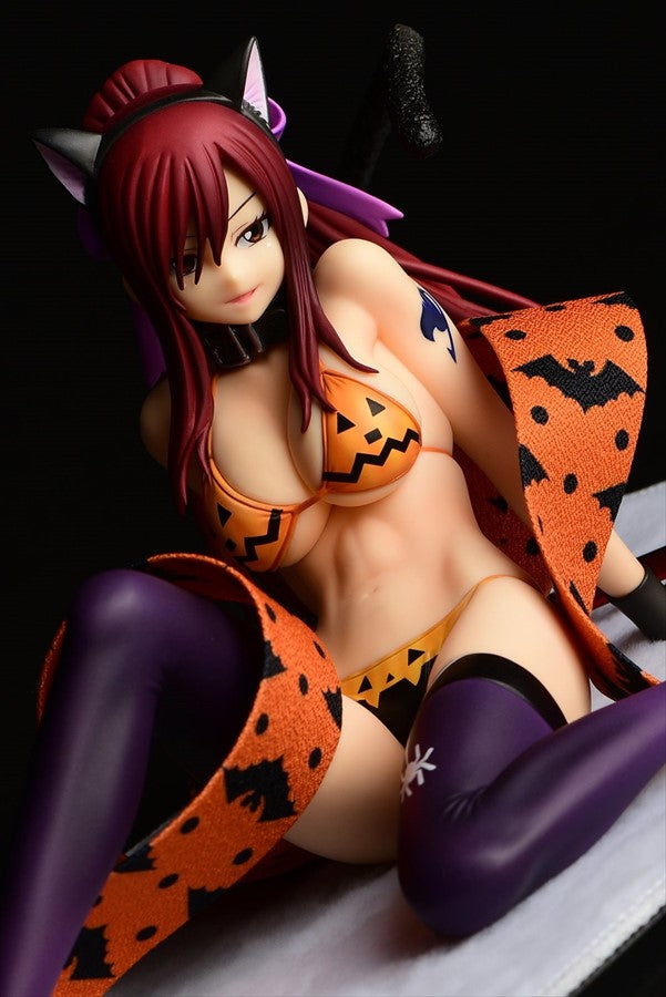 Fairy Tail Erza Scarlet Halloween Cat Gravure Style | animota