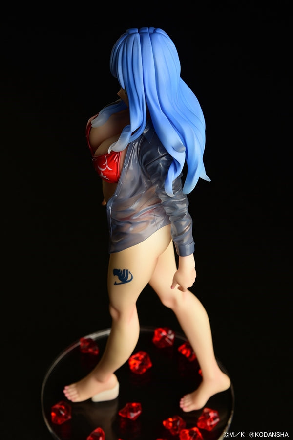 Fairy Tail Juvia Lockser Gravure Style Red Bikini!! Wet See-through Shirt SP