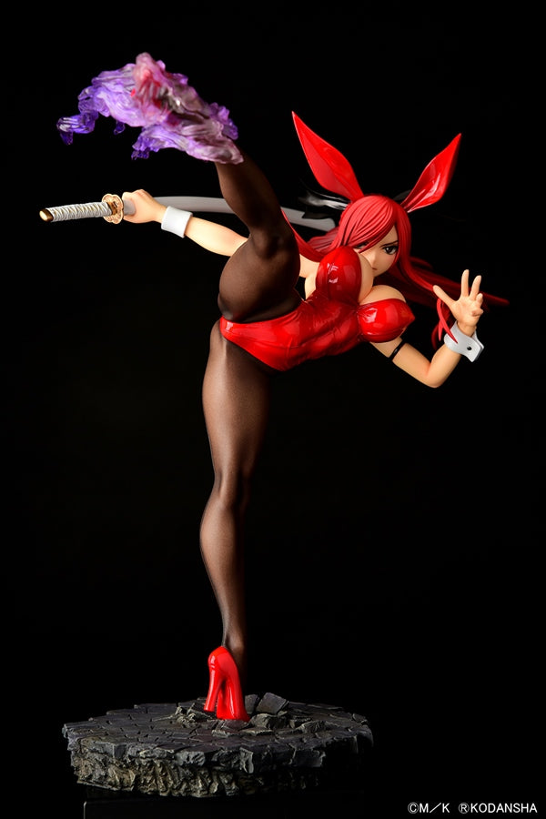 Fairy Tail Erza Scarlet High Kick Ver. Red Bunny