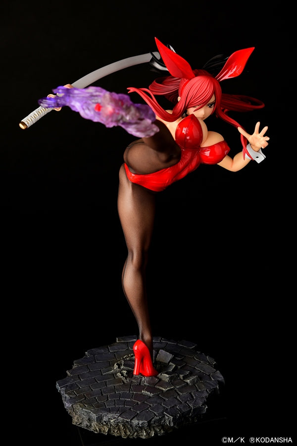 Fairy Tail Erza Scarlet High Kick Ver. Red Bunny