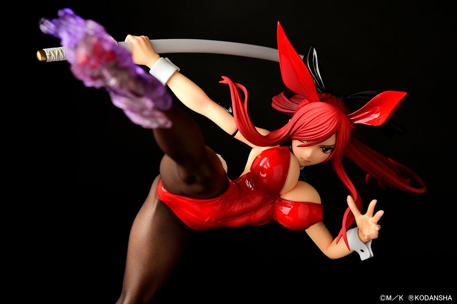 Fairy Tail Erza Scarlet High Kick Ver. Red Bunny