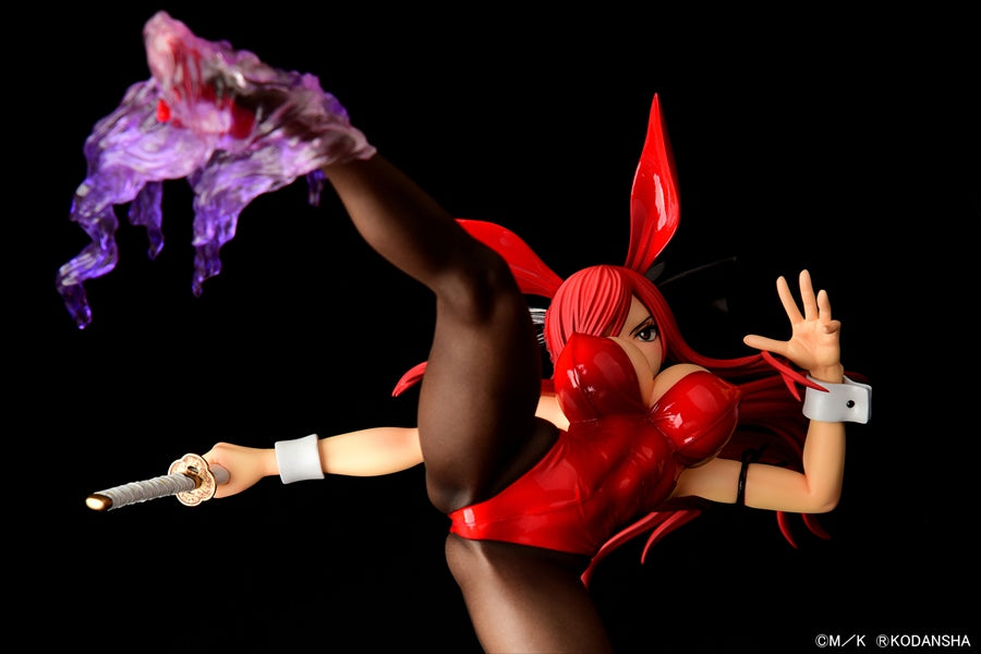 Fairy Tail Erza Scarlet High Kick Ver. Red Bunny