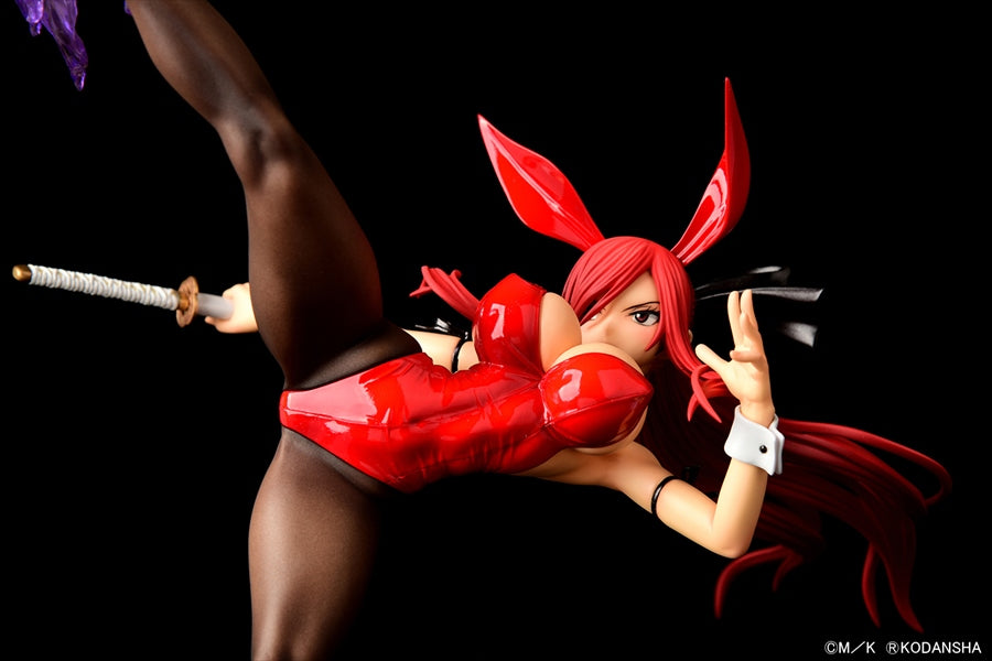 Fairy Tail Erza Scarlet High Kick Ver. Red Bunny