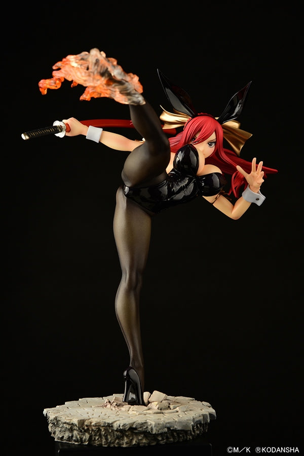 Fairy Tail Erza Scarlet High Kick Ver. Black Bunny