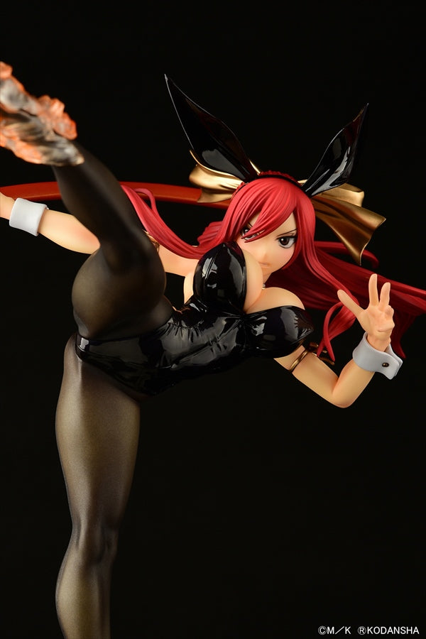 Fairy Tail Erza Scarlet High Kick Ver. Black Bunny