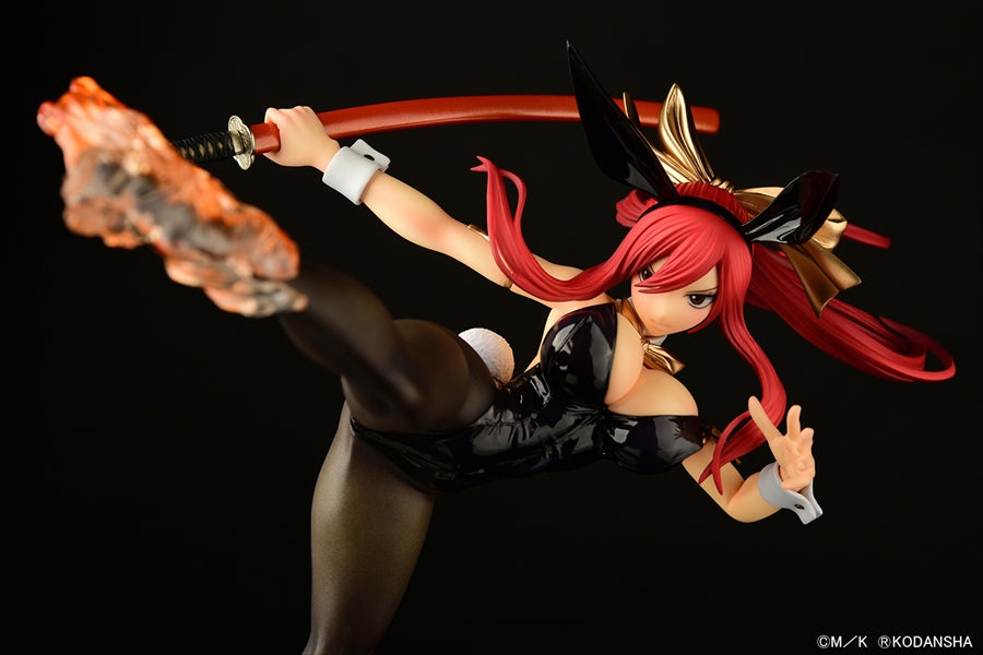 Fairy Tail Erza Scarlet High Kick Ver. Black Bunny