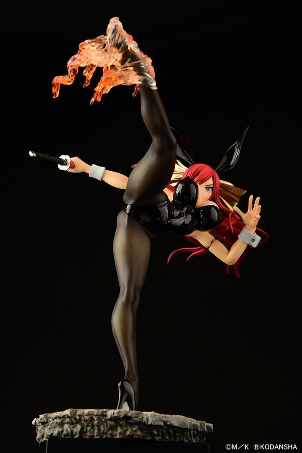 Fairy Tail Erza Scarlet High Kick Ver. Black Bunny