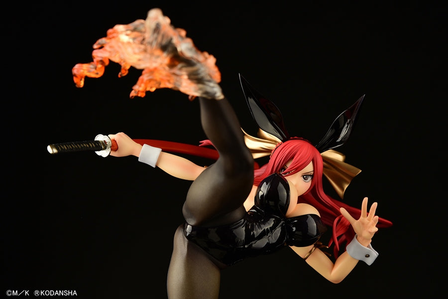 Fairy Tail Erza Scarlet High Kick Ver. Black Bunny