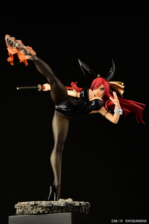 Fairy Tail Erza Scarlet High Kick Ver. Black Bunny