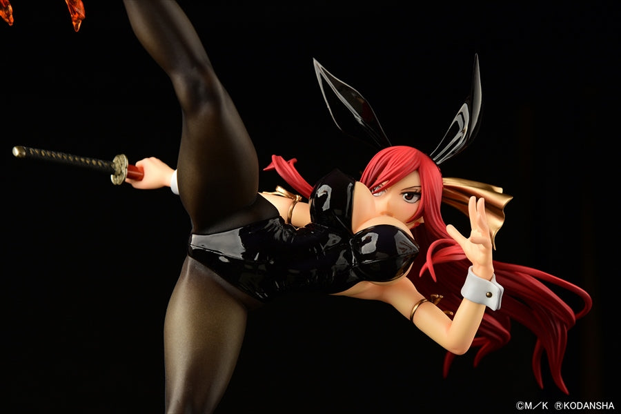 Fairy Tail Erza Scarlet High Kick Ver. Black Bunny