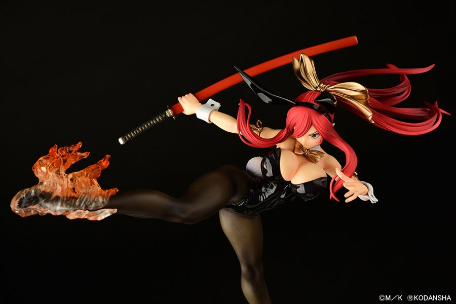 Fairy Tail Erza Scarlet High Kick Ver. Black Bunny