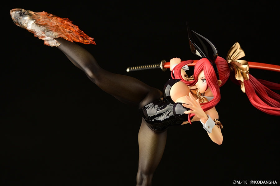 Fairy Tail Erza Scarlet High Kick Ver. Black Bunny