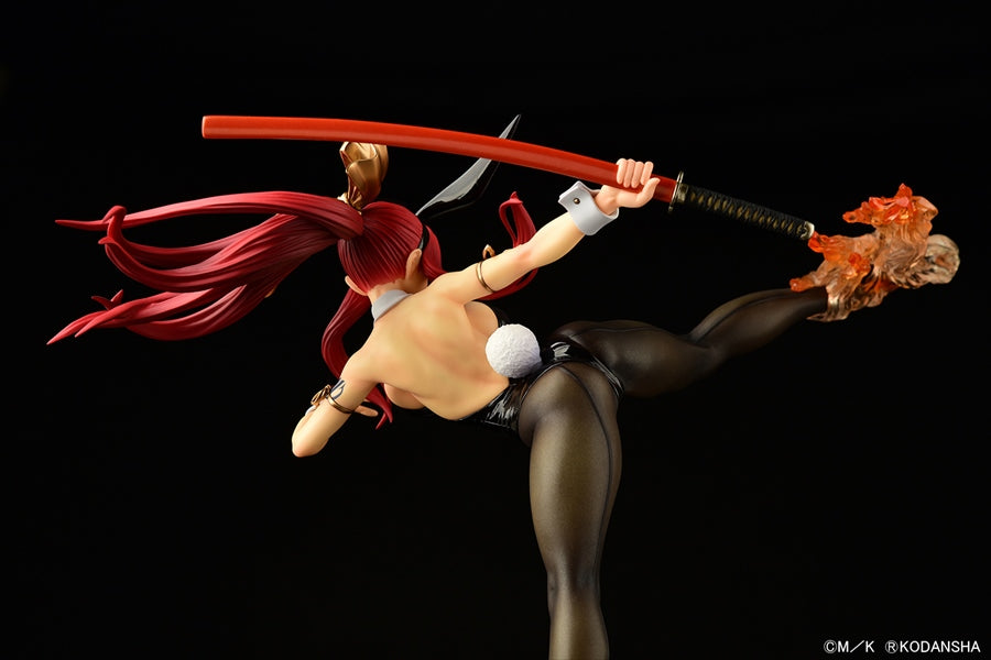 Fairy Tail Erza Scarlet High Kick Ver. Black Bunny