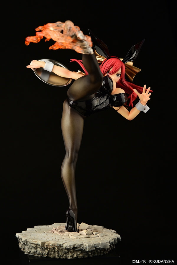 Fairy Tail Erza Scarlet High Kick Ver. Black Bunny