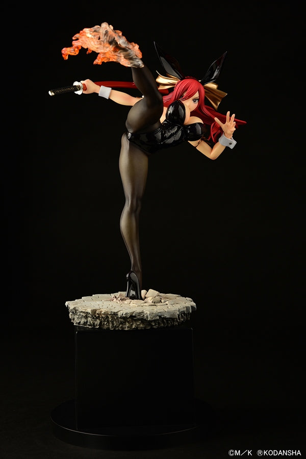 Fairy Tail Erza Scarlet High Kick Ver. Black Bunny