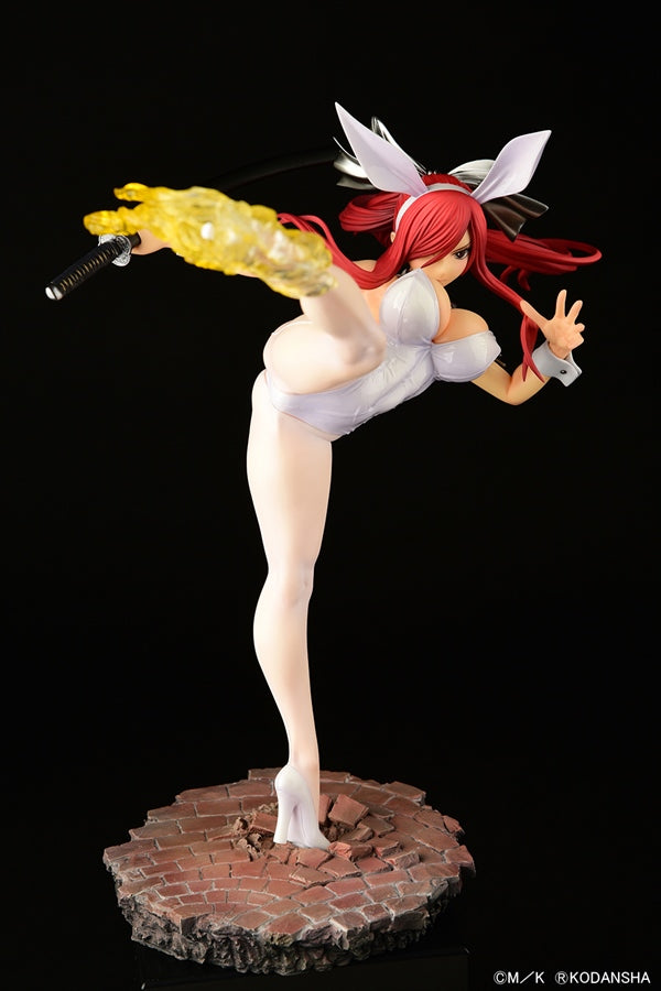 Fairy Tail Erza Scarlet High Kick Ver. White Bunny