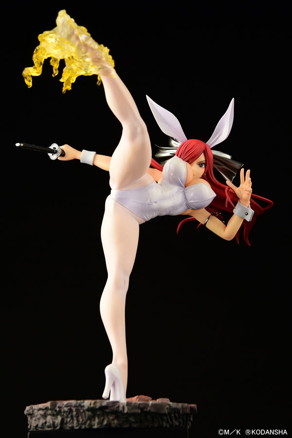 Fairy Tail Erza Scarlet High Kick Ver. White Bunny