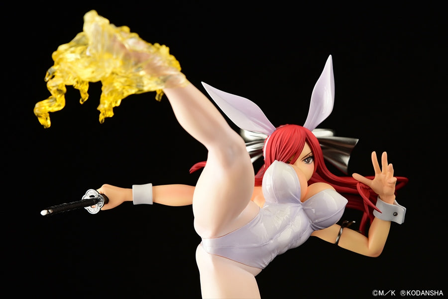 Fairy Tail Erza Scarlet High Kick Ver. White Bunny