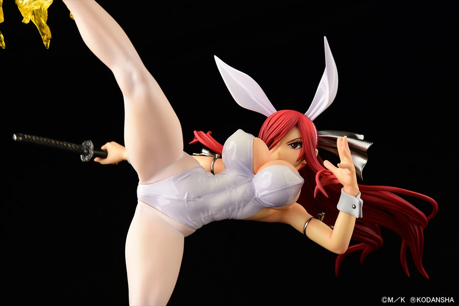 Fairy Tail Erza Scarlet High Kick Ver. White Bunny